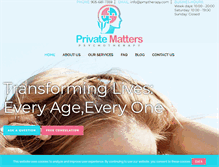 Tablet Screenshot of pmptherapy.com